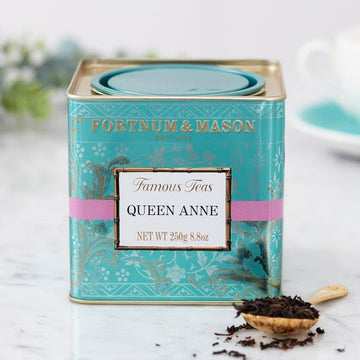 Fortnum & Mason British Tea, Queen Anne Blend, 250G Loose English Tea In A Gift Tin Caddy