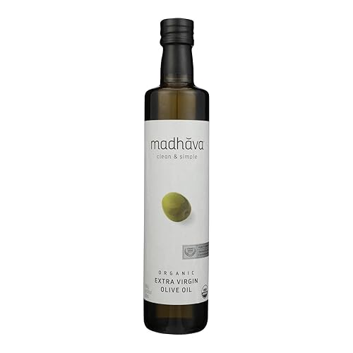 Madhava Honey - Olv Oil Organic Extra Virgin - Case Of 6-16.9 Fz