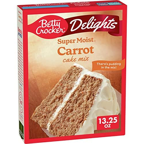 Betty Crocker Delights Super Moist Carrot Cake Mix (Pack of 2)