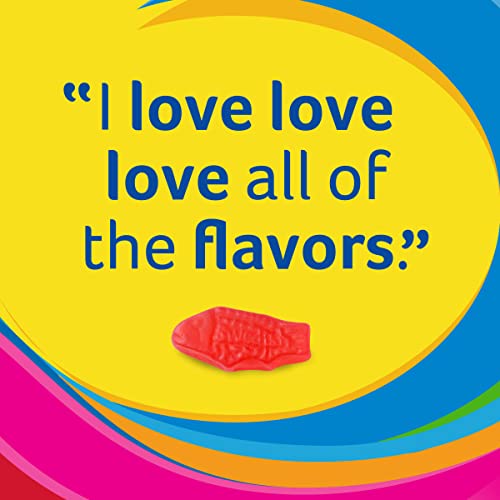 SWEDISH FISH Mini Assorted Soft & Chewy Candy, Family Size, Bulk Candy, 1.8 lb (Pack of 2)