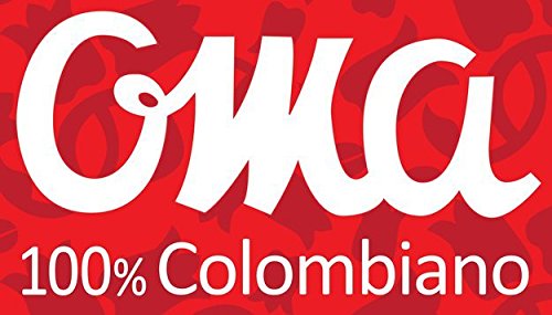 Oma Cafe Excelso Medium/Dark Roast 100% Arabica Whole Beans, 5 lb Bag, 2500g, 88oz, Colombia Coffee Beans