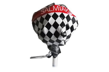 15 pcs x 9g of Fazer Salmiakki - Lollipop - Original - Finnish - Salmiak - Salty Liquorice - Licorice - Hard - Boiled - Candies 