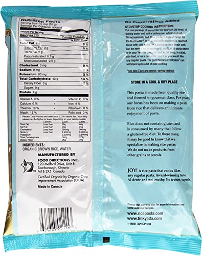 Tinkyada, Penne Brown Rice Pasta, 12 Oz