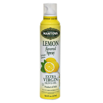 Mantova Spray 100% Extra Virgin Olive Oil Lemon 8 Ounce