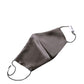 Silk Face Mask For Women Grey Mask Reusable Breathable Mask For Men-Dark Gray