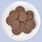 Rip Van Wafels Cookies & Cream Mini Stroopwafels - Low Carb Snacks (3g Net Carbs) - Non GMO Snack - Keto Friendly - Office Snack