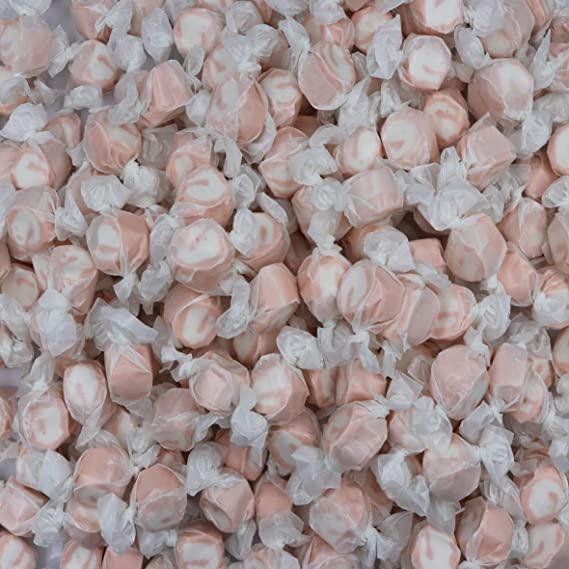 Gourmet Soft and chewy Salt Water Taffy Candy - Individually Wrapped - Bulk bag (Coffee Mocha, 3 Pound (Pack of 1))