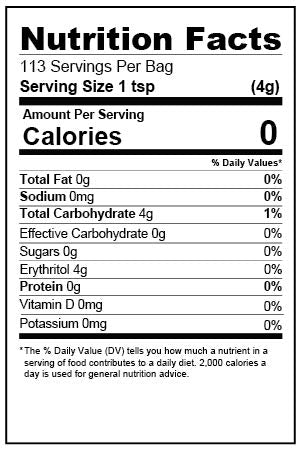 Health Garden Monk Fruit Sweetener, Classic - Non GMO - Gluten Free - Sugar Substitute - Kosher - Keto Friendly (1 lb)