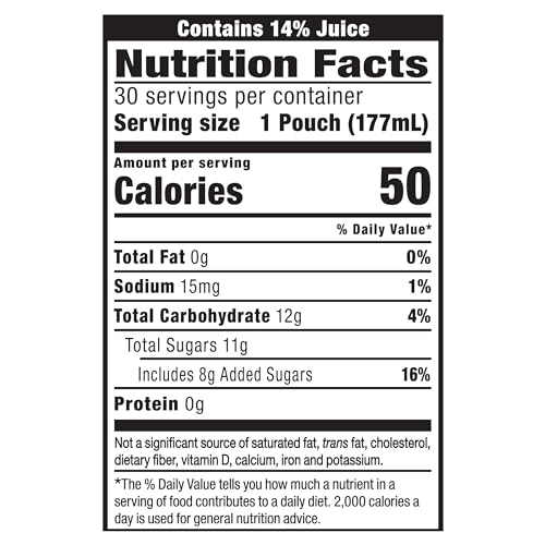 Capri Sun Pacific Cooler Mixed Fruit Flavored Juice Drink Blend, 30 ct Box, 6 fl oz Pouches