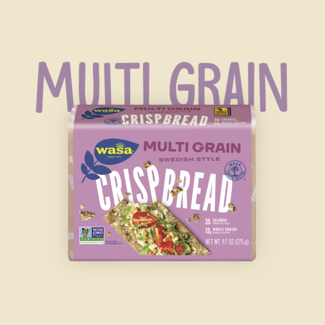 Crispbread Variety 4-Pack: Multi Grain, Whole Grain, Rye Lite & Sourdough