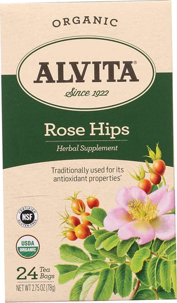 Alvita Tea Og2 Rose Hips 24 Bag