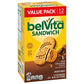 belVita Sandwich Dark chocolate creme Breakfast Biscuits 12 Packs (2 Sandwiches Per Pack)