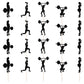 Sodasos 20 Pack Gym Cupcake Toppers,Cake & Cupcake Toppers For Woman Fitness Cake Toppers,Biceps Dumbbells Kettlebells Abodomina