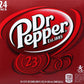 Dr Pepper Soda Pop, 12 Fl Oz, 24 Pack Cans