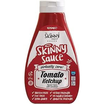 Tomato Ketchup Virtually Zero Calorie Skinny Sauce - 425ml