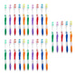 Bulk Toothbrush Pack With Covers | Premium Quality Individually Wrapped Colorful Tooth Brushes Are Perfect For Travel, Giveaways