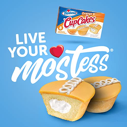 Hostess Orange Cupcakes, 8 Count