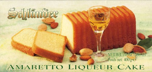 Schlunder Amaretto Liqueur Cake  14-Ounce Cakes (Pack of 6)