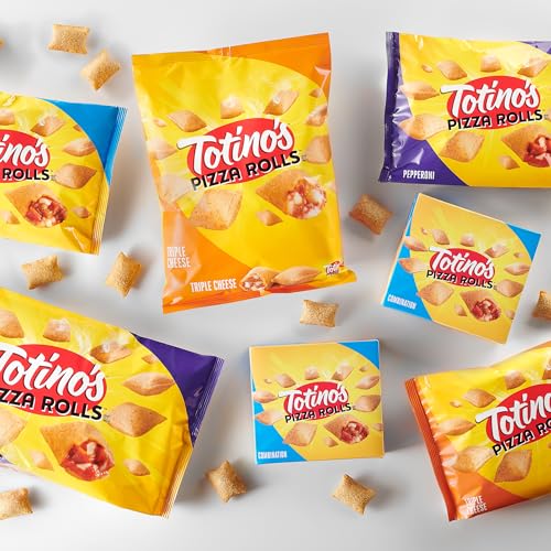 TotinoS Pizza Rolls, Pepperoni Flavored, Frozen Snacks, 50 Rolls, 24.8 Oz