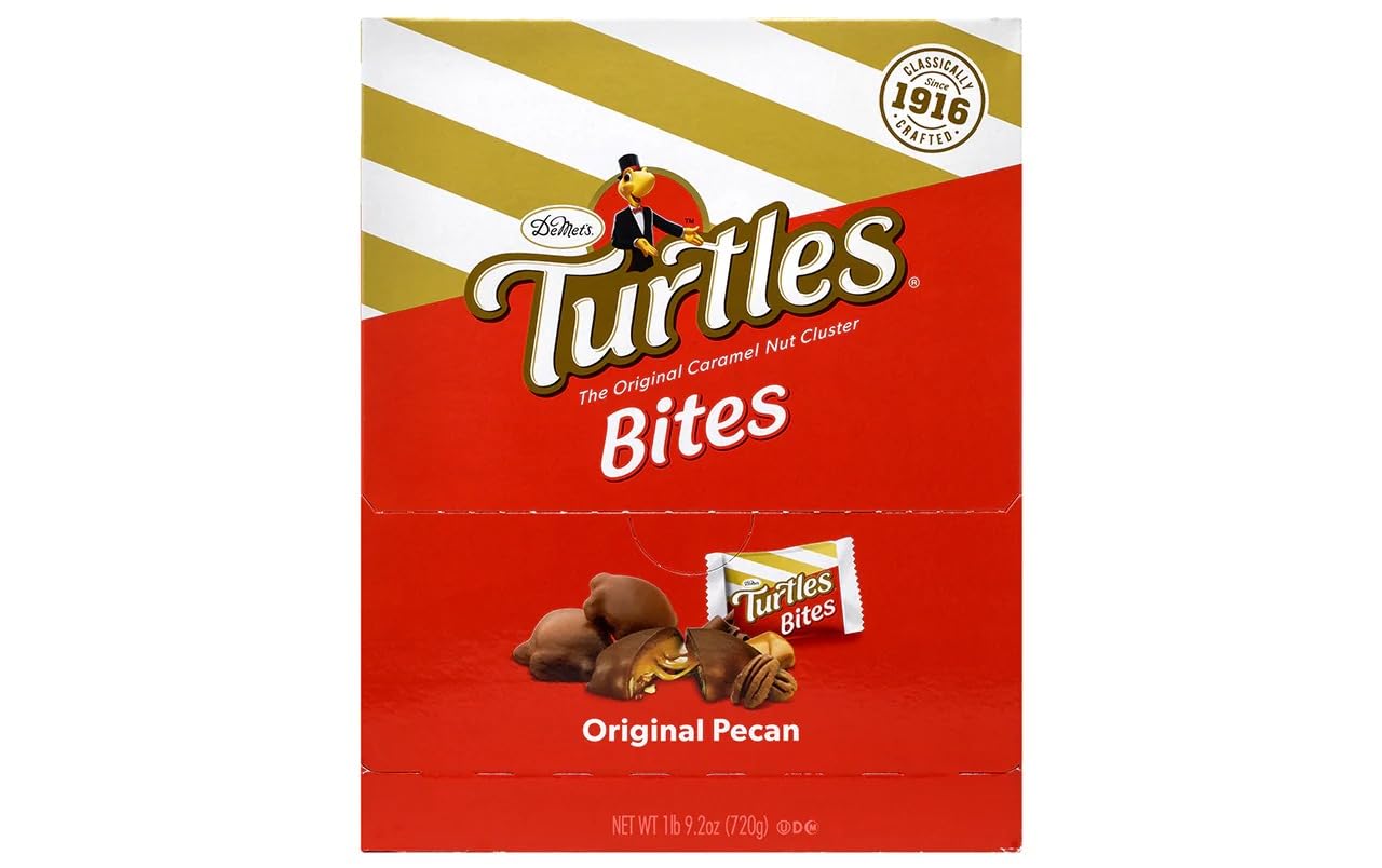Turtles Bite Size Mini Bars, 0.42 Ounce, Pack of 60, Model TRTAZ11A