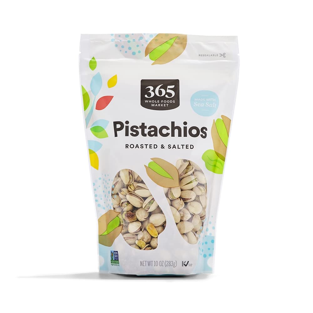 365 by Whole Foods Market, Roasted & Salted Pistachios, 10 Ounce