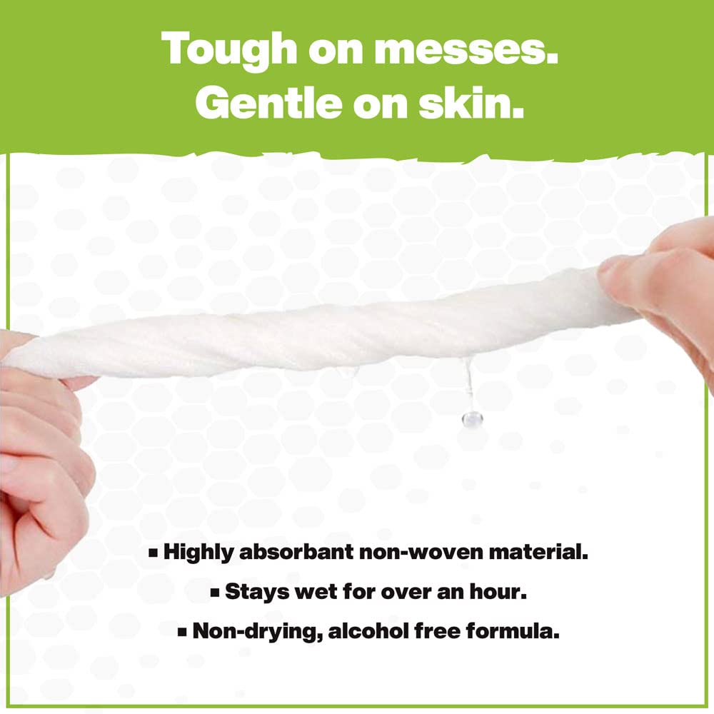 Crocodile Cloth Multi-Purpose Household Cleaning Wipes - The Stronger Easier Way To Clean Grease, Dirt, Dust, Grime, & Glue From
