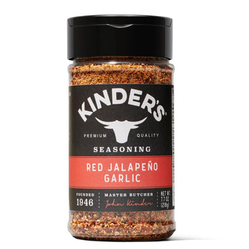 GENERIC Kinders Red Jalapeno Garlic Seasoning 7.7 OZ, (Pack of 1)