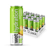 WET HYDRATION Functional Wellness Water - Peach Pineapple, Zero Calorie, 12 Ounce Cans, Pack of 12, No Sugar, No Artificial Ingredients