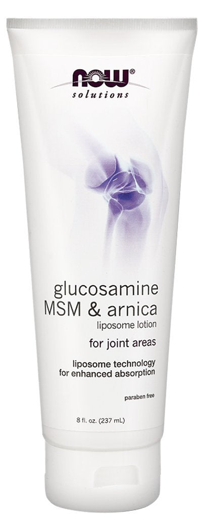 Now Glucosamine, Msm & Arnica Liposome Lotion, 8-Ounce (Pack Of 2)