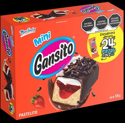 Gansito - Marinela Mini Gansito 24 Pack 576 G