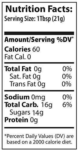 HEALTH GARDEN Blue Agave Nectar Sweetener - Organic, Non-GMO, Low Glycemic - 11.64 oz