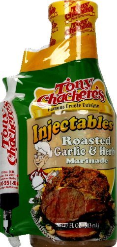 Tony Chachere's Marinade Roasted Garlic & Herb W/ Injector, 17 oz
