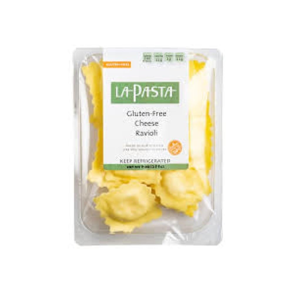 La Pasta Gluten Free Cheese Ravioli, 9 oz, 8 Pack