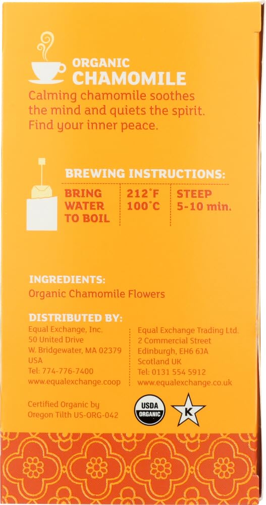 Chamomile Tea Organic 20 Bags (Case Of 6)