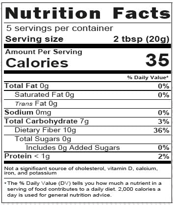 Organic Apple Powder - Blend In Smoothies, High Fiber Content, Made W/Cold-Pressed Natural Ingredients, Gluten-Free, All Purpose