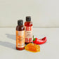 Red Clay Hot Honey 2 Pack Gift Box - 100% Pure Raw Wildflower Honey with Habanero - Gluten-Free, Paleo, 18 Fl Oz