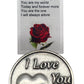 Westmon Works I Love You Sentiment Token And Poem Card Valentines Day Gift Set