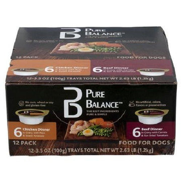Pure Balance Variety Pack, 6 Pack Chicken & 6 Pack Beef, 42 Oz