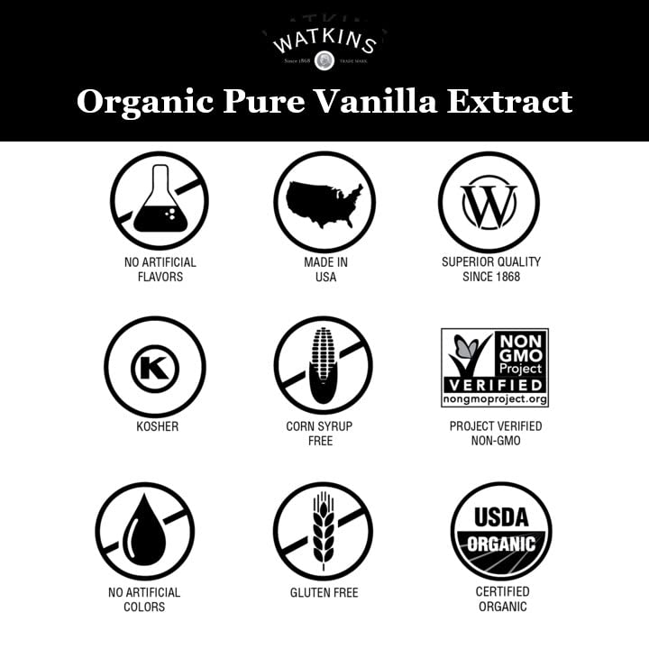 Watkins - Extract Pure Vanilla - Case of 3-4 FZ (3x4 FZ)