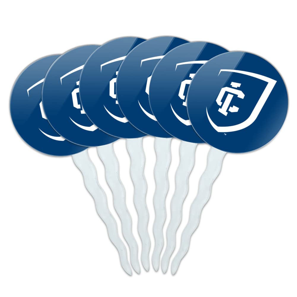Ithaca College Primary Logo Cupcake Picks Toppers Decoration Set of 6
