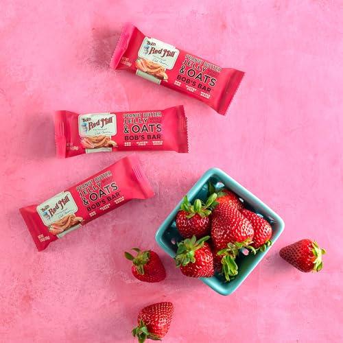 Bob's Red Mill Peanut Butter Jelly & Oats Snack Bar - 1.76 Ounce (Pack of 1) - Gluten Free, Non-GMO, Whole Grain
