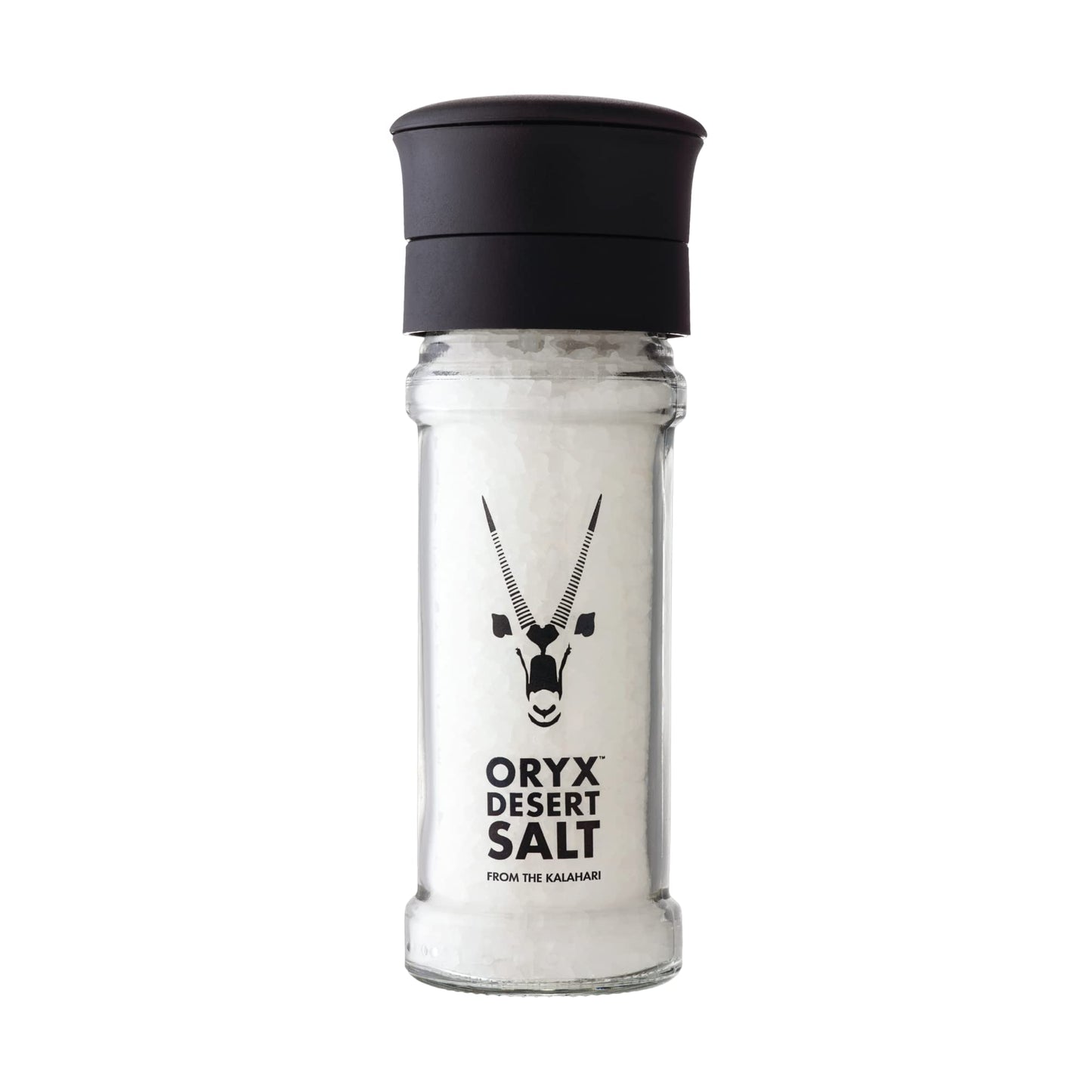Oryx Desert Salt Grinder - 6 Pack - 3.52Oz - Refillable, Reusable +20X Ceramic Salt Grinder With Oryx Desert Salt, Naturally Organic, Kosher - Alternative To Sea Salt, Himalayan & Rock Salt - Kitchen Essential