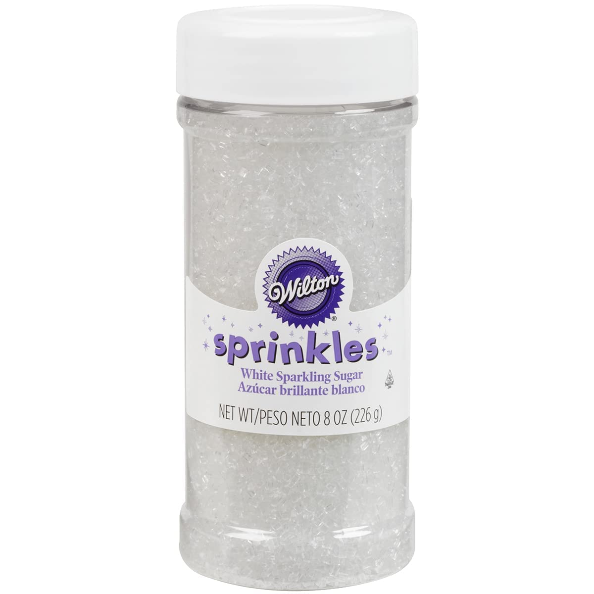 Sugar Sprinkles 8Oz-White