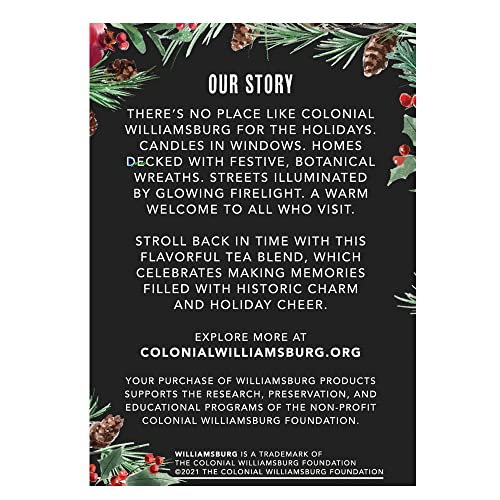 Harney & Sons Holiday Heritage Colonial Williamsburg Blend | Black Tea with Warm Apple, Cinnamon, and Orange Peel,20 Count (Pack