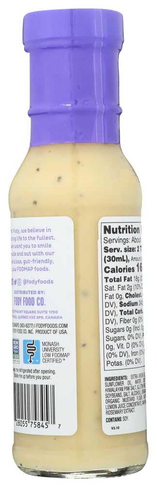 Fody Food Co Dressing Caesar - 8 Fo (Pack Of 1)