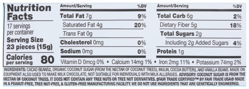 GUITTARD 72% Sante Dark Chocolate Baking Chips, 9 OZ