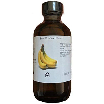OliveNation Banana Extract - Natural Flavor for Baking & Beverages, Sugar Free, Non-GMO, Gluten Free, Vegan - 8 Fl Oz