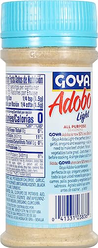 Goya Foods Adobo Light with Pepper, 8-Ounce (Pack of 24)