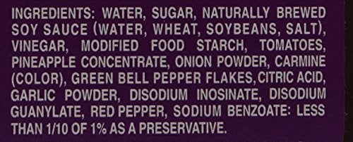 Kikkoman Sweet and Sour Sauce,Organic Dark Red Kidney, 4.67 Pound (Pack of 1),75 Ounce