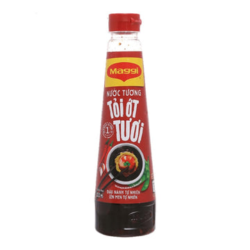 1 Pack - Garlic and Chili Soy Sauce - Nuoc Tuong Toi Ot - 200ml
